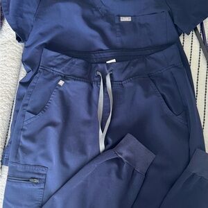 Navy Blue scrubs by FIGS